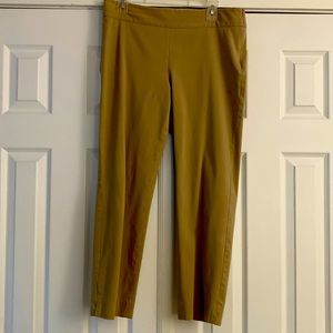 Talbots Chatham Ankle Pant, khaki side zip